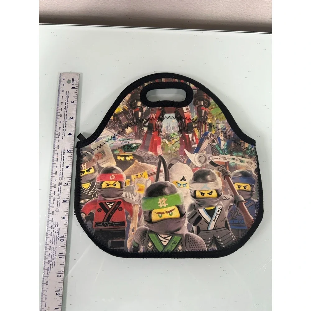 LEGO‎ Ninjago Lunch Bag Insulated Neoprene Kids Tote Zipper Case
